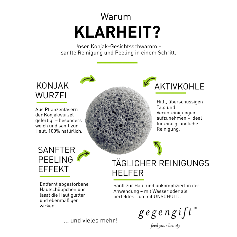 Konjac-Schwamm KLARHEIT